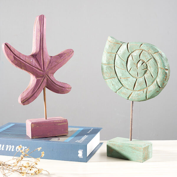 Home decor starfish seahorse conch - Image 10
