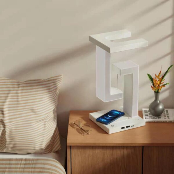 Creative Smartphone Wireless Charging Suspension Table Lamp - Image 8