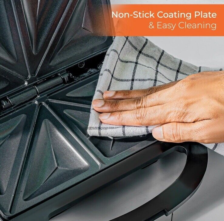 Sandwich Toaster Machine Non-Stick Easy Clean - Image 4