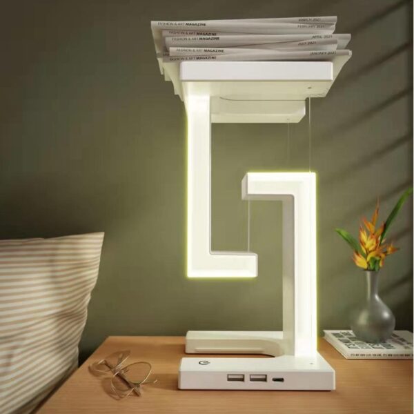 Creative Smartphone Wireless Charging Suspension Table Lamp - Image 6